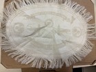American Centennial 1876 Philadelphia World   s Fair Irish Linen Fringed Cloth