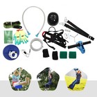 150kg Zip Line Kit Kids Zip Line Safety Belt Helmet Spring Brake Zip Line System