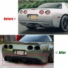 Rear Diffuser For Chevy Corvette C5 Z06 base 1997-2004 Matte Black Usa