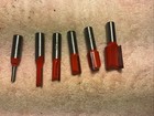 Lot Of 6 Freud Double Flute Straight Router 12100  12108  12116  12136   12172