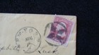 1864 Us Civil War Era Cover From New York To Norwich  Connecticut  Fancy Cancel