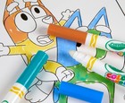 Crayola Bluey Color Wonder Coloring Set  18 Bluey Coloring Pages  Mess Free
