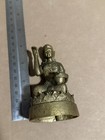 4  Brass Nang Kwak Statue Buddha Bucha Luck Wealth Fetish Talisman Thai Amulet