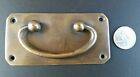 2 Antique Vintage Style Solid Brass Box Trunk Chest Door Handles 4 1 4 w    p11
