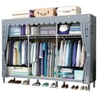 76inch Portable Wardrobe Closet Storage Organizer For Bedroom  23mm Thick 