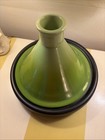 Rare Le Creuset Moroccan Tagine 27cm Kiwi Green Cast Iron 2 5 Qt Discontinued