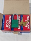  6  American Lock Padlock  Keyed Alike  Aluminum  Steel Shackle A1106kagrn