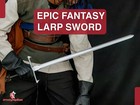 Enchanted Key Foam Sword 34  Pu Cosplay Prop   Lightweight Fantasy Larp Blade