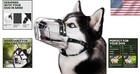 Metal Dog Muzzle With Leather Straps - Comfortable For Training   Walks
