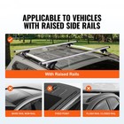 Adjustable Aluminum Roof Rack Cross Bars 200lbs Cargo Carrier Suv Sedan