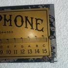 Marxophone Zither Musical Instrument Music Note Metal Sign - Patent No  1044553
