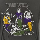 The Who Shirt Mens Extra Large Grey Gray North American Tour Concert T Shirt 
