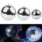 6 8 10 12  Mirror Glass Disco Ball Dj Home Party Club Stage Shiny Light Effect