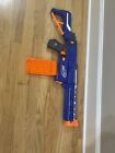 Nerf Retaliator N-strike Elite Blue Dart Blaster Gun W  18 Clip  Stock  Foregrip