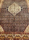 Spectacular Tribal Vintage Area Rug Wool Authentic Bijar  7 4 X 11 Ft