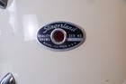 Vintage 1970s Slingerland Niles Badge 14x10 Tom Drum White 3-ply Maple Player Gr