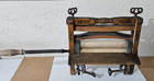 Vintage Anchor Brand Lovell Wood Clothes Wringer   Crank   Erie Pa   No 791