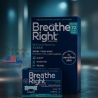 Breathe Right Nasal Strips Clear Extra Strength Snoring Relief 72 Ct  pack Of 2 