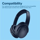 Replacement Ear Pads For Bose Qc35 Qc35 Ii   - Memory Foam Pu  blue 