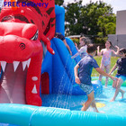 Happy Hop Dinosaur Cave Adventure Inflatable Water Slide Pool Bounce House Blowe