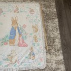 Vintage Peter Rabbit Beatrix Potter Nursery Crib Blanket Bedding