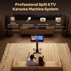 Inandon V5max Ktv 21 5  Touch Screen Karaoke Player Machine   2 mics   Mix   Amp