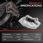 Pair Front Side Brake Calipers For Acura Rl 2005-2012 45018sjaa01 45019sjaa01