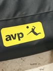 Wilson Avp Volleyball Duffel Backpack Travel Gear Bag Black Yellow Large