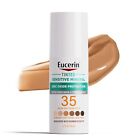 Eucerin Sensitive Mineral Face  Tinted Sunscreen Spf 35 1 7fl oz Exp 11 25  Sb18
