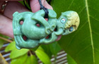 Niki Nepia Ltd Nz Pounamu Greenstone Marsden Flower Jade M  ori Hei Tiki