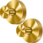 2pcs Gold Suction Cup Hooks For Shower  Easter Wreath Hooks For Front Door
