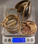 Clean Lot Of Gold Filled Scrap - 98 Grams Watch Cases And A Little Jewelry