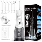 Water Dental Flosser Oral Irrigator 400ml   cordless Water Teeth Cleaner Digital