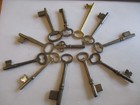 12 Vintage Old Skeleton Keys