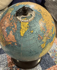 Vintage 8 Inch Standard Globe Made By Replogle Globes