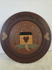 Hearthside Collection Home Is Where The Heart Is Display Plate Cottagecore