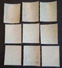 New Zealand 1955 Uhm  queen Elizabeth Ii - Large Figures   Provisionals 