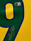 Ronaldo Nazario Signed Jersey Framed W  Beckett Bas Coa Brazil Nation Football