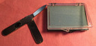 Vintage Latama Hidden Penknife Italy W  Original Case Silver Tone Engravable Nos
