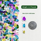 2 2 Lbs Small Aquarium Substrate Gravel Sand  Polished Smooth Fish Tank Grave   