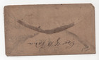 Us 1861 Confederate States Scott  6 Imperf Pair Tied  gloucestonville  Mo  