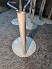 Lot Of 8 White Doll Stands Coated Metal For 6 - 10 In Dolls Nicole Quality Value