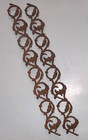 Vintage 31  Cast Iron Waves Leaves Rail Set   Architectural Salvage 4 Available 