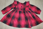 New Baby Girl 2 Pc Christmas Dress Set Childrens Place 42 95 Msrp Red Black Nice