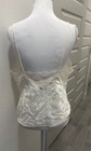 Vintage Christian Dior Babydoll Dreamy White Lace Trim Camisole Lingerie Medium