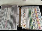 Creative Memories Zippered Sticker Organizer Binder W 13 Inserts   100s Stickers