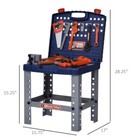 2 In 1 Kids Tool Bench Set Foldable Pretend Workbench Tool Toddler Education Toy