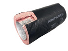 12  X 25  Insulated Flexible Round Flex Duct Tube R6 Heating ac Black Venting