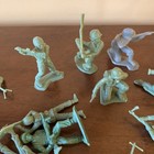 Lot 135 Vintage 1960 s Tim Mee Green Plastic Army Soldiers Men Wwii Toy Usa 2   