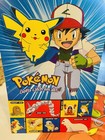 Vintage Pokemon 90 s Party Supplies Mixed Lot Tablecover  2 Centerpieces Banner 